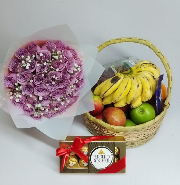 Lilac Fruit Basket
