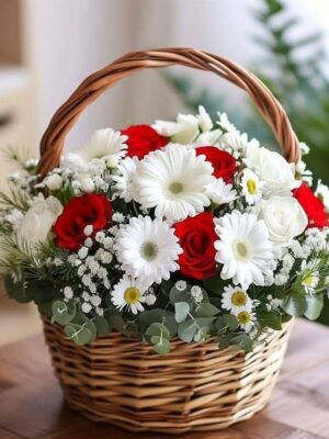 Tropical Basket Bouquet